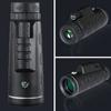 Monocular Telescope 40X60 High Power HD Monocular with Smartphone Holder & Tripod Waterproof Monocular for Bird Watching