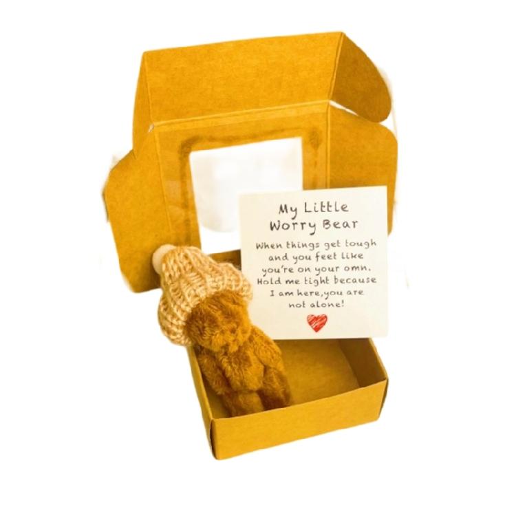 Portable Plushes Bear In Decorative Box Soft Traveling Companions Animal Toy For Children Event And Holiday Gifts