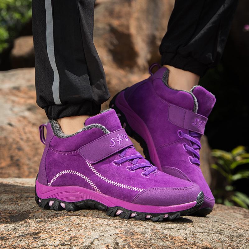 Pánské Dámské Vycházkové Sportovní Boty Venkovní Teplé Měkká Podrážka Jednoduchý Styl Ležérní Tréninkové Boty Šněrovací Tenisky