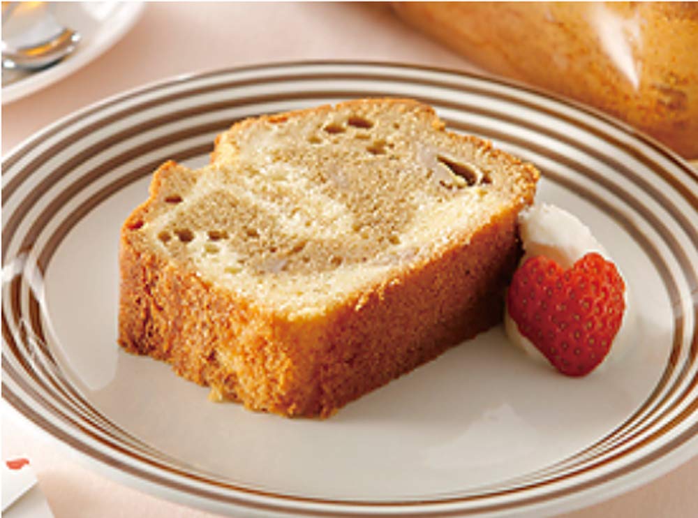 Iwaki BC211 Heat-Resistant Glass Cake Pan, Square Pound Cake Pan, 18x8cm