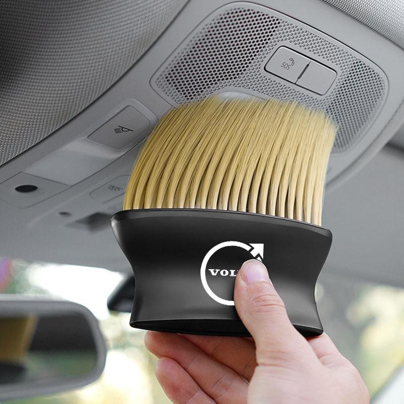 Car Dashboard Air Outlet Cleaner Brush Detailing Clean Tools For Volvo XC90 V90 V60 XC60 V40 S80 S60 S90 C40 XC40 V70 XC70 C30 asc256