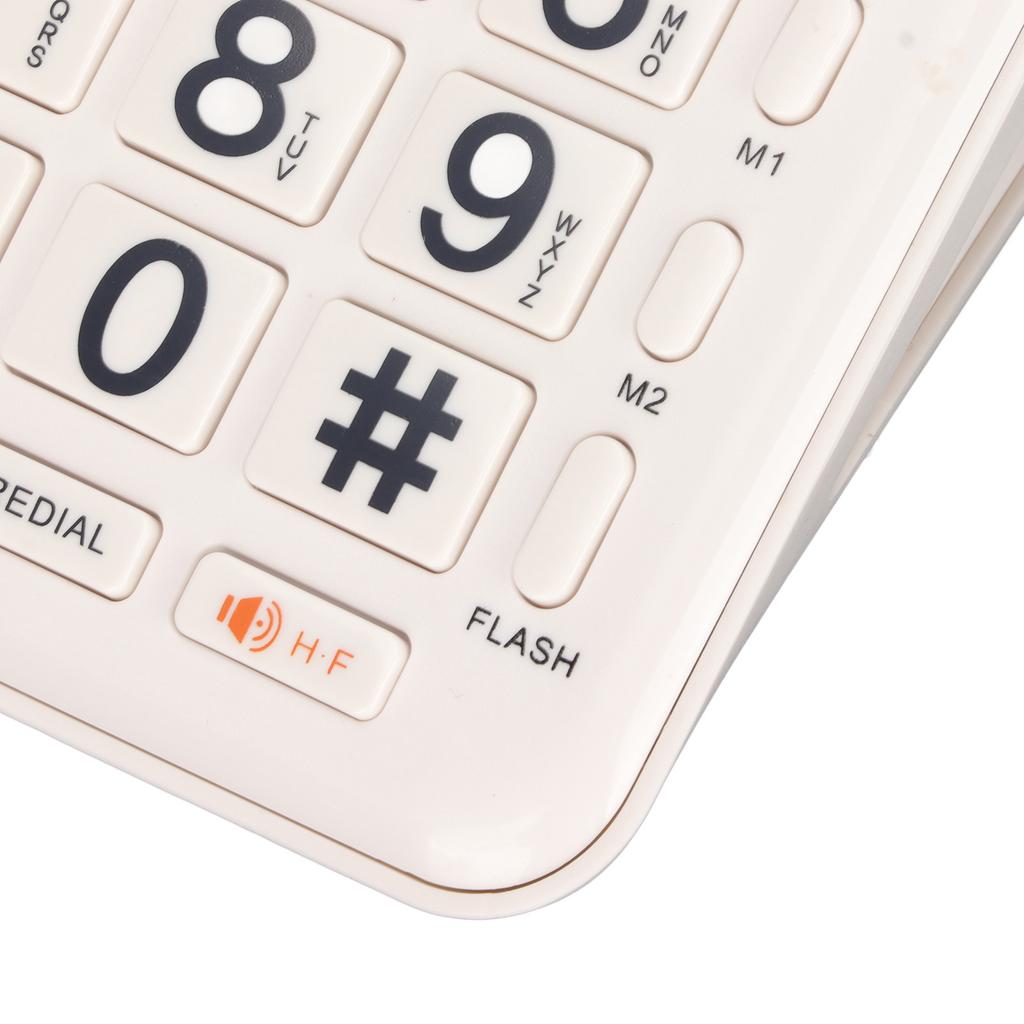 Corded Telephone Caller ID Full Hands   Fixed Landline with Blue Screen for