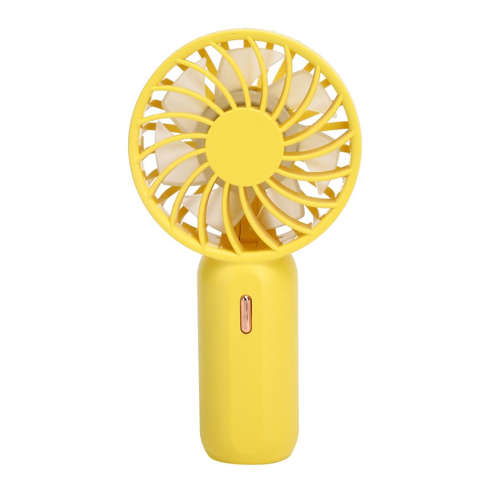 Portable Fan Rechargeable3Speeds Mini Handheld Fan Pocket Size Lightweight Strong Wind Power Long Runtime Low Noise Cute Design For Outdoor Office
