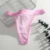 FINETOO 1Pc Free Thongs Woman Seamless Panties Women Sexy Low-waist Underwear Solid G-string Breathable T-back Female Lingerie