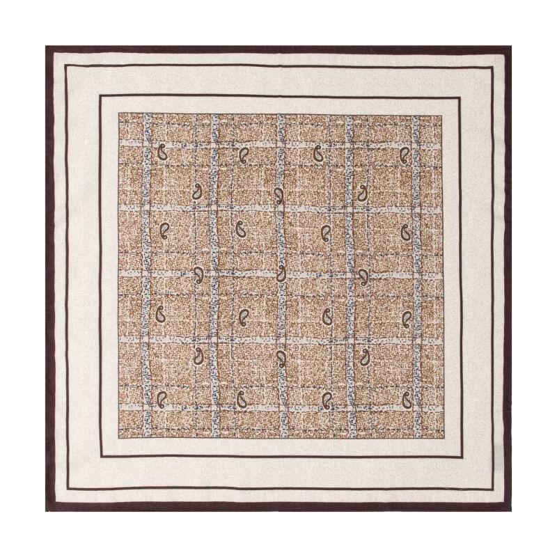 TXRMDX Men s Silk Paisley Pocket Square One Size