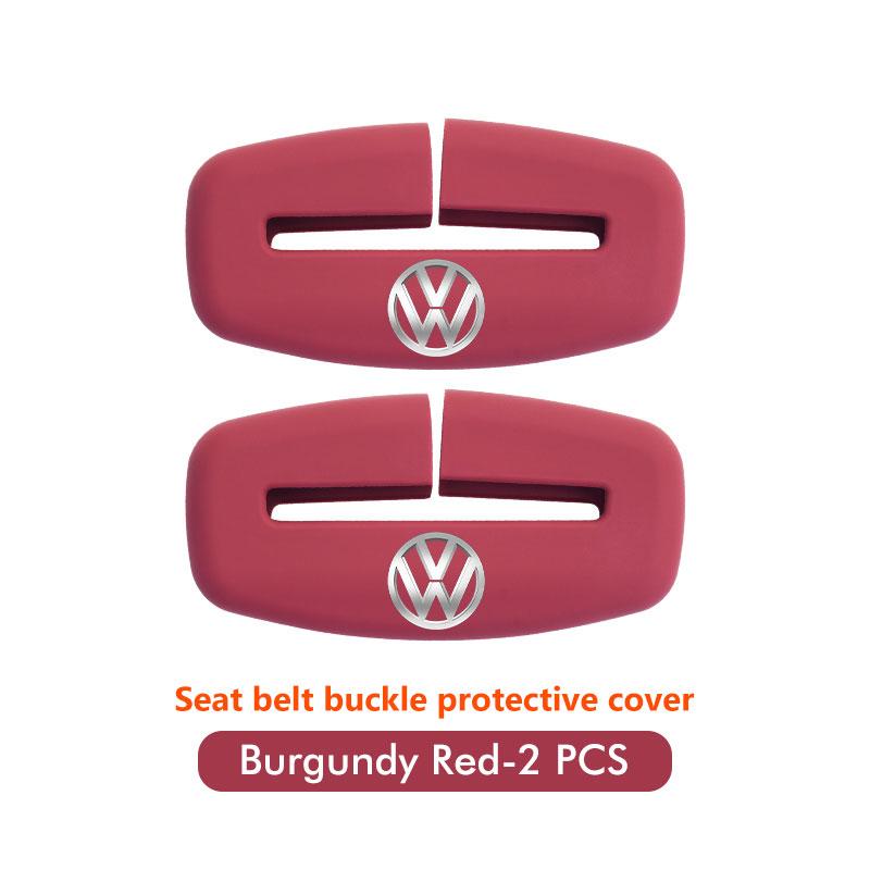 wer5For Volkswagen VW Car Seat Belt Collision Avoidance Sleeve Safety Lock Buckle Cover Scirocco Jetta Beetle Golf 4 5 6 Passat Polo