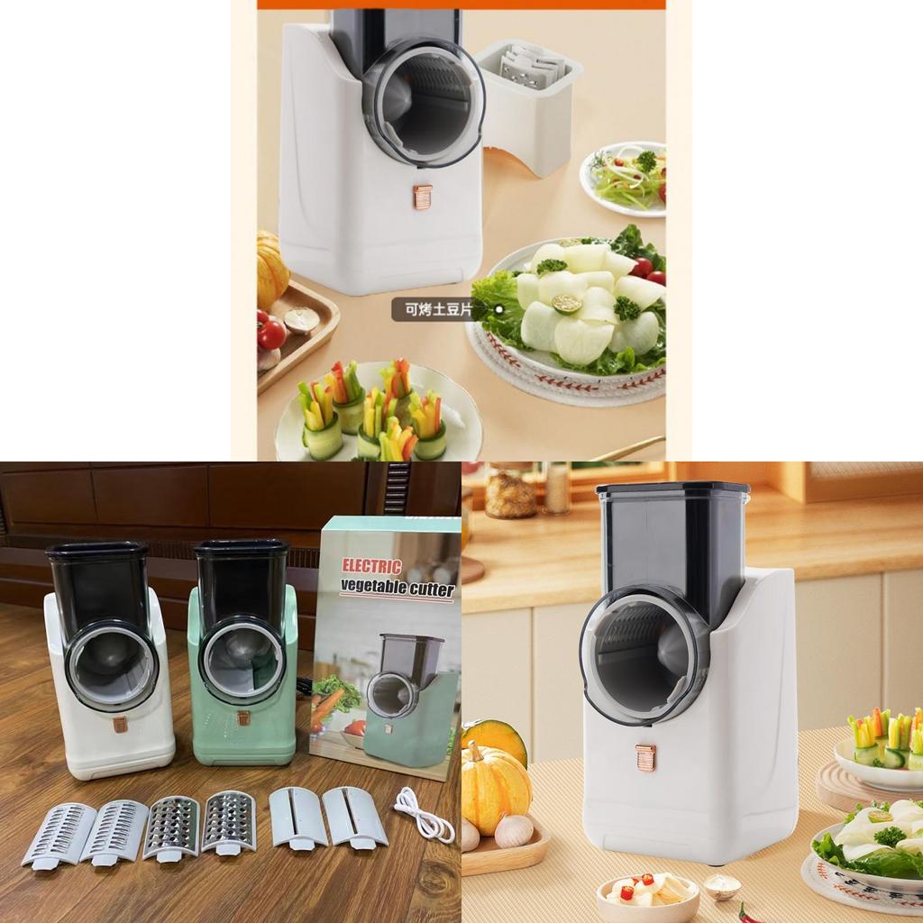 Multifunction Electric Vegetable Slicer With Automatic Cutting For Home Kitchen Use