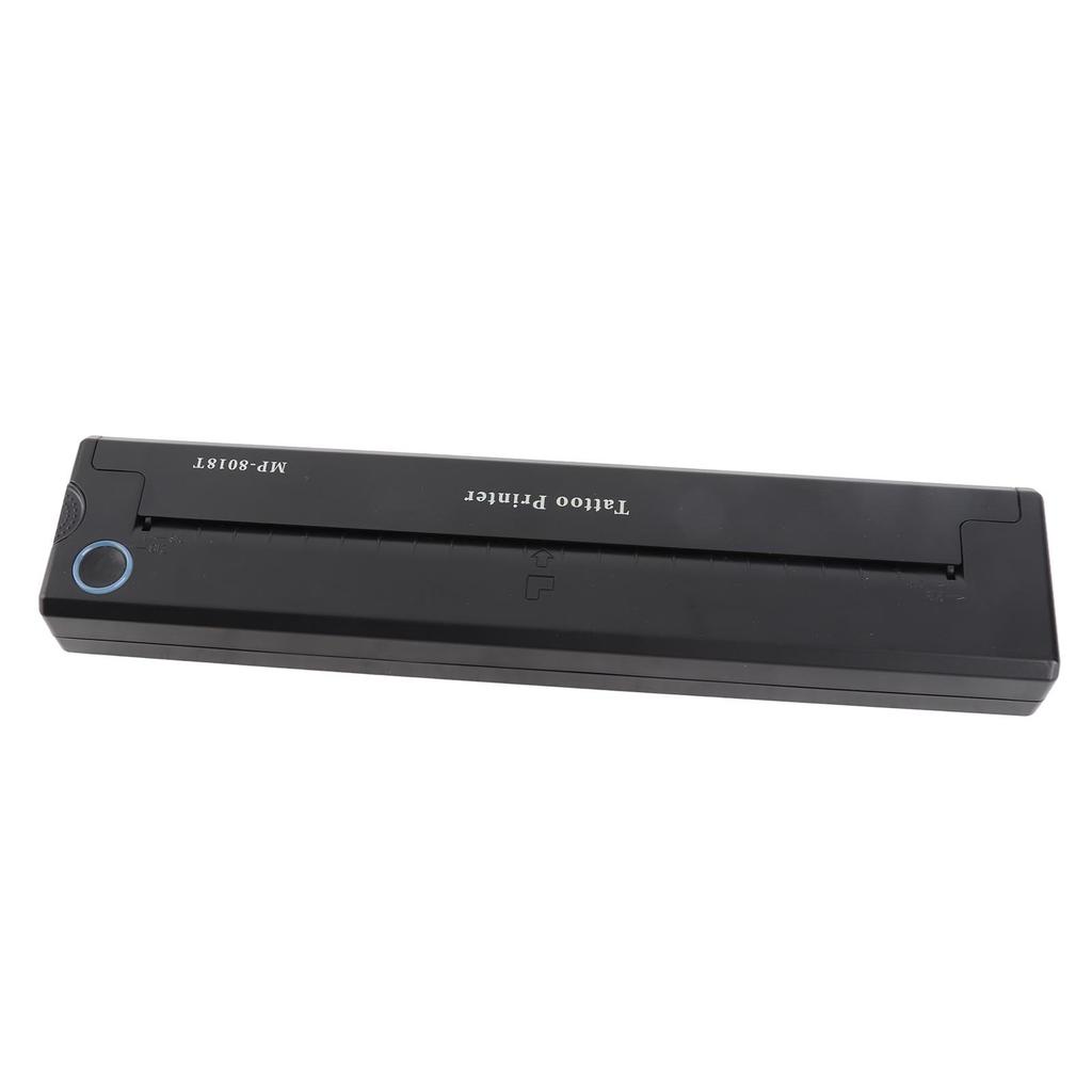 Printer Machine Mini 2000mAh Wireless Thermal Stencil Printer for Tattooist Black