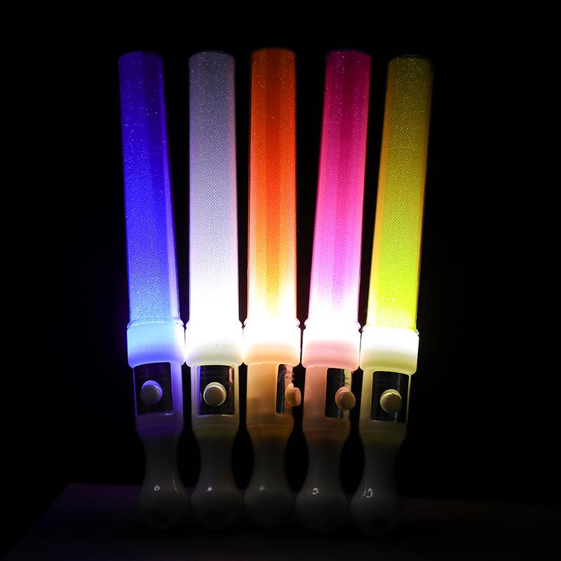 Flashing Handheld Concert Glow Stick - Thickened Fluorescent Prop for Outdoor Events