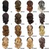 Synthetic Drawstring Ponytail Short Wavy Curly Ponytail Clip In Hair Extensions Natural Looking For Women Daily Use