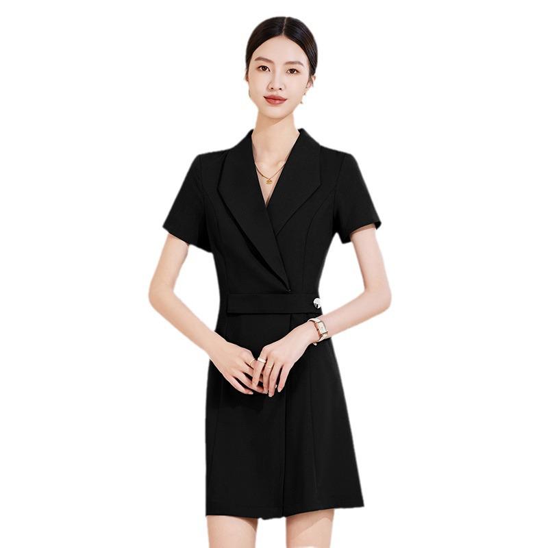 2024 Women's Professional Suit Dress: Elegant Summer Workwear for Formal Occasions in Beauty Salons & Jewelry Stores