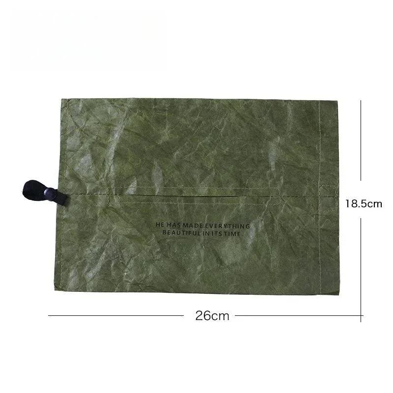Papiertuch-Set Stoff Taschentuchbox Tasche Staubdicht Wasserdicht Tragbar für Auto Zuhause Büro Innenraum Taschentuchbox Abnehmbares Taschentuch