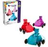 Magna-Tiles Dashers Magnetic Constructor Cars, 6 Pieces