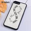 Krajews Beautiful Life Inspirational Quote Phone Case For iPhone 16 15 SE2020 14 6 7 8 plus 11 12 13 pro max coque Fundas