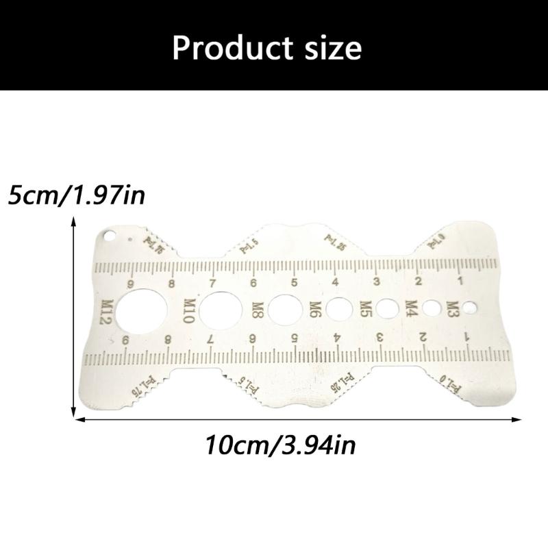 Corrosion Resistant Thread Measuring Gauge Tool for Precise Pitches Length Diameter Assessment in Various Environment
