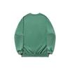 Li Ning Vital Series Solid Color Crew Neck Pullover Sweatshirt Unisex Sweatshirt Deep-Palace-Green AWDT701-4