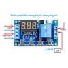 DC 6-30V LED Light Digital Time Delay Relay Trigger Cycle Timer Delay Switch Circuit Board Timing Control Module