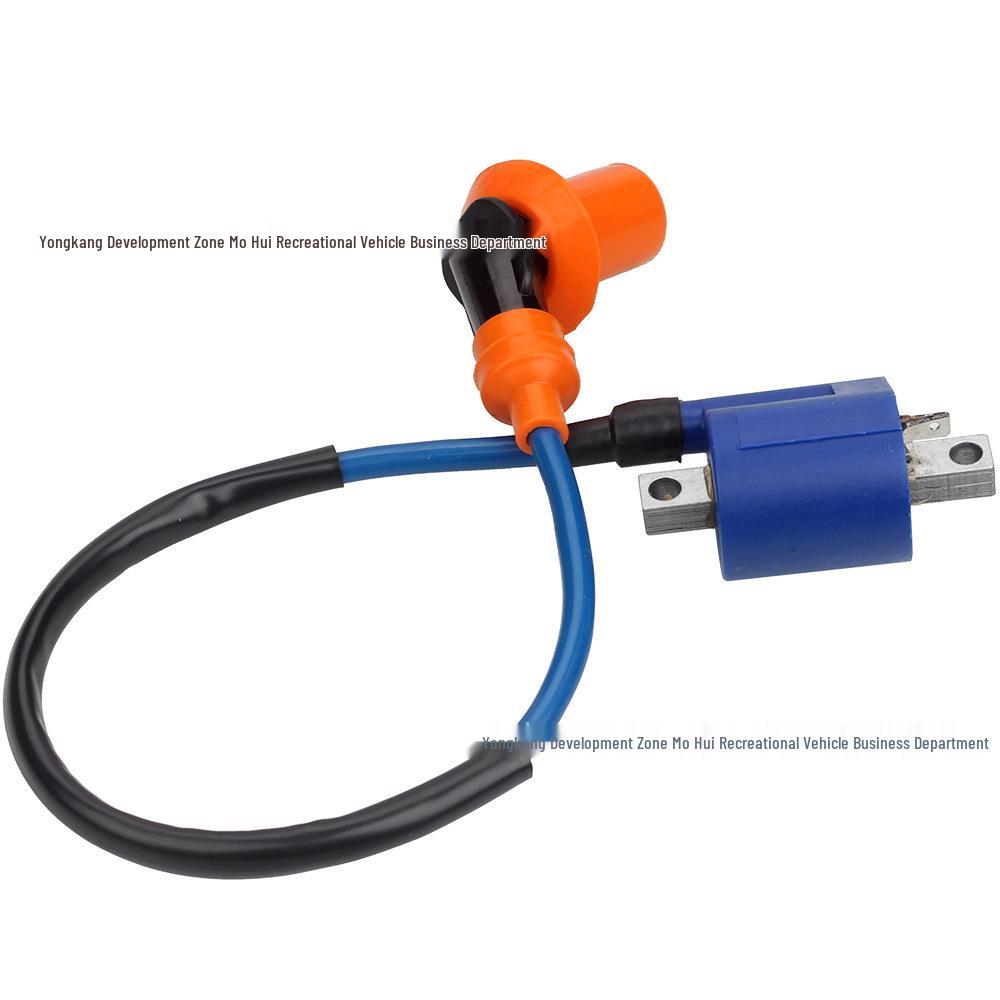 High-Voltage Ignition Coil for Off-road Motorcycle, ATV, Dune Buggy, Scooter GY6, CG125 150-250cc - Orange