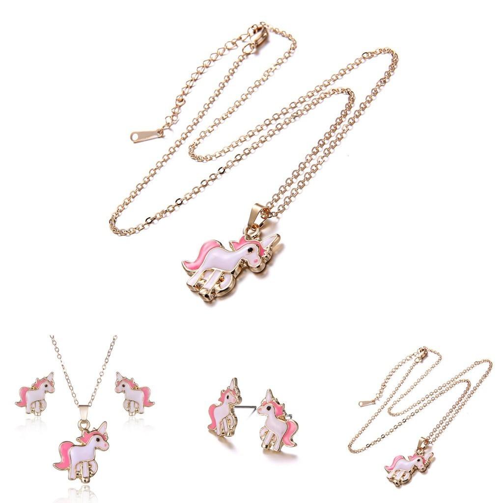 Cute Animal Necklace Set European And American Hot Selling Alloy Jewelry Set