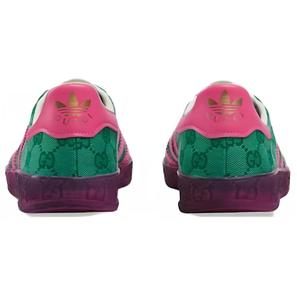 Adidas X GUCCI Gazelle Grün GG Monogramm Damen 737966 FAAW3 3746