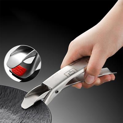 For Frying Pans Air Fryer Steamers Oven Stainless Steel Gripper Clips Hot Dish Plate Anti-Scald Clip Non-slip Bowls Clamp Holder