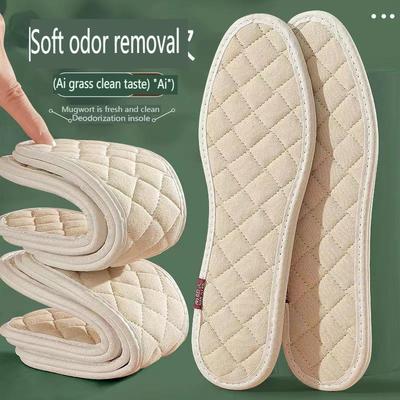 1/3 Çift Spor Tabanlık, Deodorant İç Taban, Erkek ve Kadın, Ter Emici, Nefes Alabilir, Pelin İç Taban, Kalınlaştırılmış, Yumuşak İç Taban