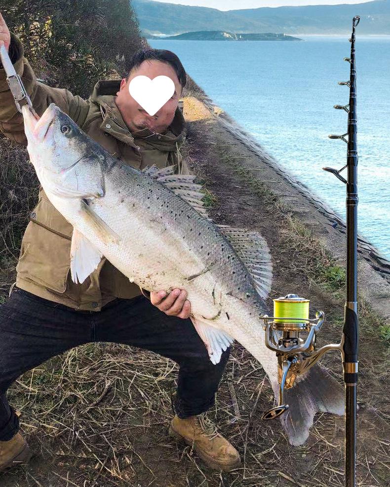 Enhanced Carbon Fiber Sea Fishing Rod Set - Super Hard, Long Casting Rod for Rock Fishing