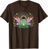 Frog Rainbow Cottagecore Aesthetic Graphic Tee Soft Casual Unisex T-Shirt