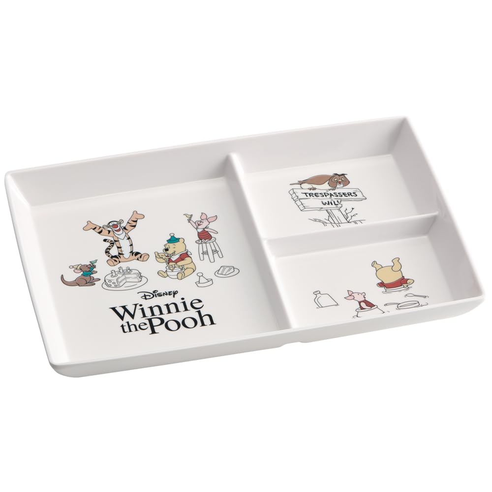 

Skater Melamine Morning Disney Winnie the Plate, Pooh, Cafe, MMP1-A