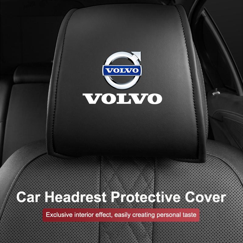 Car Seat Headrest Neck Support Protector Pillowcase Cover For Volvo ES90 EC40 EX40 EM90 XC90 V90 V60 XC60 V40 S80 S60 S90 C40
