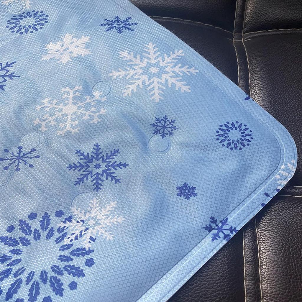Dioche Summer Cooling Cushion, Waterproof Cold Compress Soft Ice Chair Pad Gel Seat Cooler Pad for Office, Home, Car, Travel