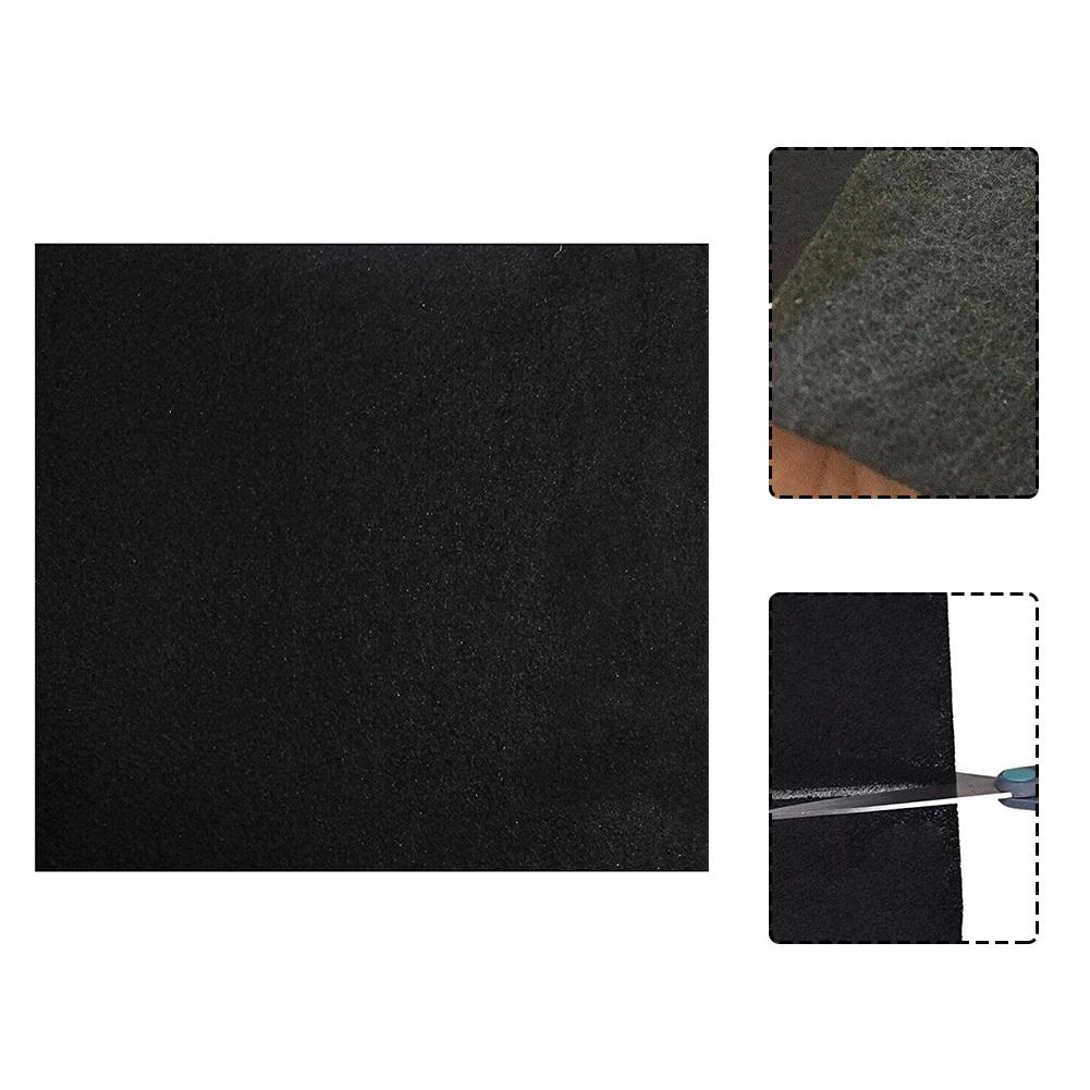 Cooker Hood Extractor Carbon Filter Sheet 100cm 100cm 3mm Activated Charcoal Sponge for Range Hood Grease and Odour Filtration