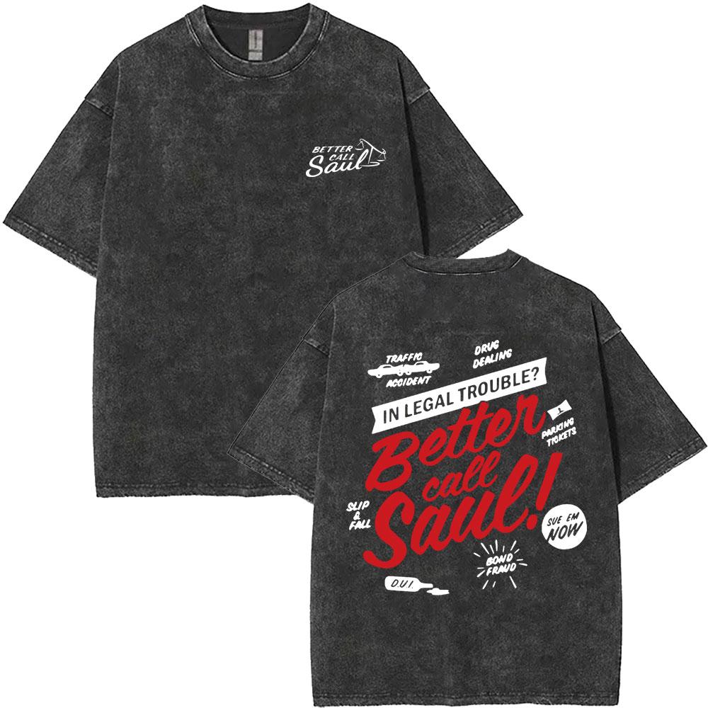 Washed Vintage Heisenberg TV Breaking Bad Stay Out of My Territory T Shirt Better Call Saul Graphic Tshirts Men Retro T Shirts