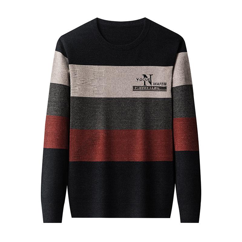Long Sleeve Men Sweater Spring/Autumn Round Collar Keep Warm Male Sweaters