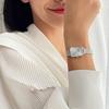 Daniel Wellington European and American watches QUADRO Series Watch Quartz Movement Stainless Steel Strap Silver Dial Women's Watch DW00100486