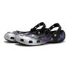 Crocs Classic Ballet 811 Fabrication, Sabots Galaxie Coucher de Lune Femmes Noir Bleu Violet 211994-001(Team80-S-BOX)