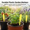100Pcs Thick PP Plastic Plant Labels For Succulents Waterproof Sunproof Garden Markers