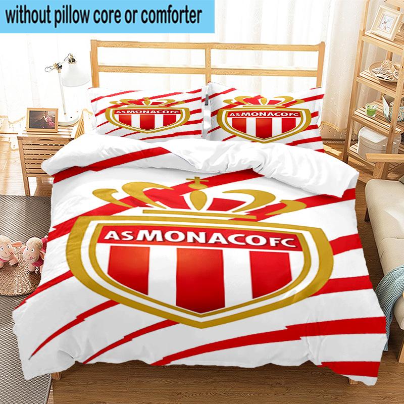 3pcs Monaco Monaco Printed Bedding Set Duvet Cover Closure Includes 1 Duvet Cover & 2 Pillowcases Bedding Sets Home Decor Gifts