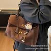 Premium Commuter Retro Matte Messenger Bag 2025 Autumn and Winter New Women's Shoulder Underarm Bag Portable Tote Bag