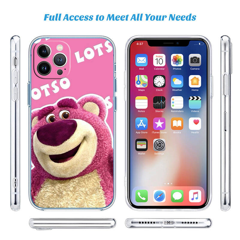 RT54 Lotso Phone Case for Motorola G34 G32 G31 G14 G15 G84 G62 E32 G24 G72 G71 G73 G85 G200 G60S G60 G52 G51 G50 G42 G41 G32 G30