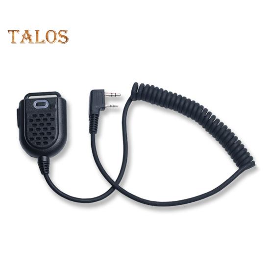 Microfono altoparlante da spalla a LED PTT per interfono vocale Microfono walkie-talkie portatile per 5R 888S Microfono sensibile Audio Livello di pressione sonora stabile