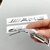 1pcs 3D Car Rear Trunk Emblem Decal Letters Sticker Mercedes Benz AMG A B C E G CLA W211 W203 W204 W210 W124 Accessories