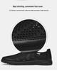 Men's Breathable Mesh & Cowhide Slip-On Loafers