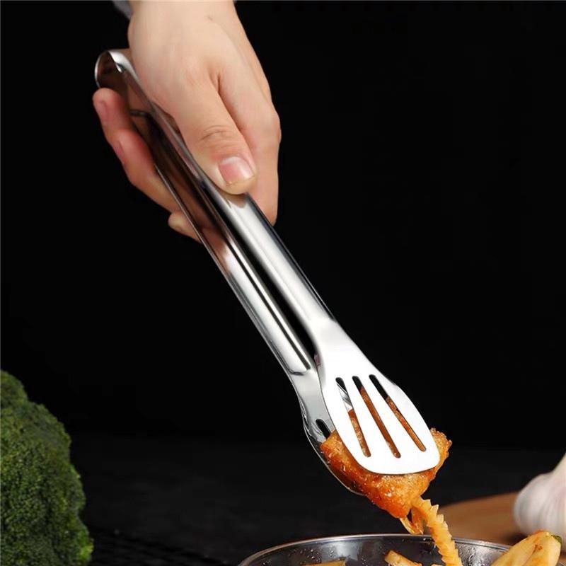 Bread Steak Tongs BBQ Stainless Steel Clips Kitchen Cooking Food Serving Utensil Bread Steak Tongs BBQ Stainless Steel Clips Kitchen Cooking Food Serving Utensil