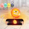 2Pcs Luminous Whistle Ball Children'S Rotating Flash Flywheel Puzzle Pulling Rope Childhood Creative Stress Relief Work Out Toy