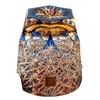 Edo Kiriko Blue Daisy Crystal Whiskey Glass