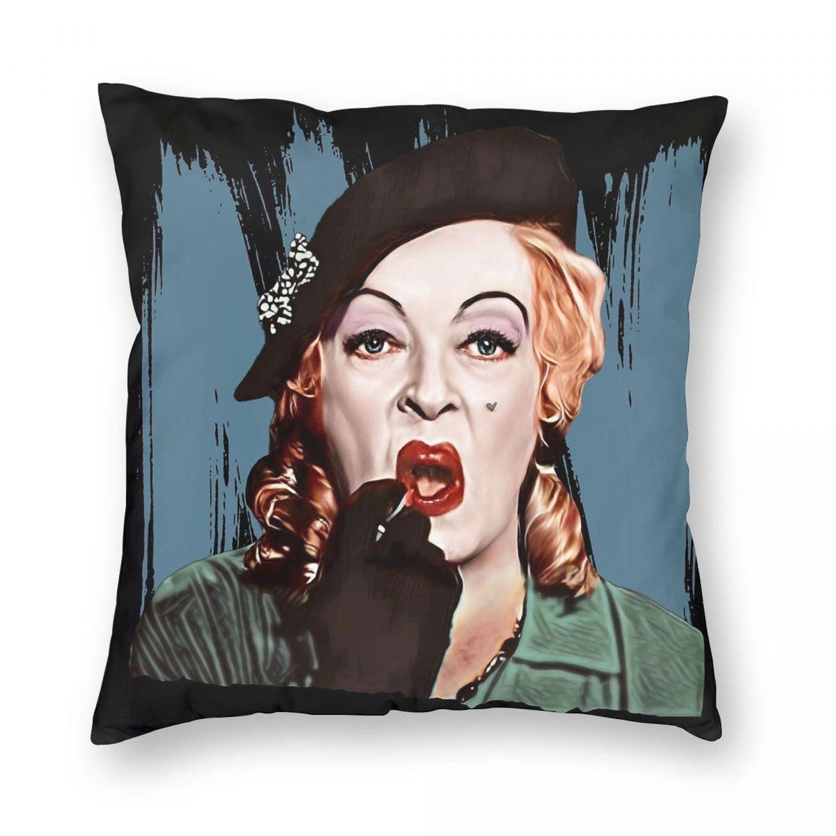 What Ever Happened To Baby Jane Hudson Pillowcase Polyester Linen Velvet Pattern Zip Decor Home Cushion Case Peach skin 18*18(CM)-1Pcs