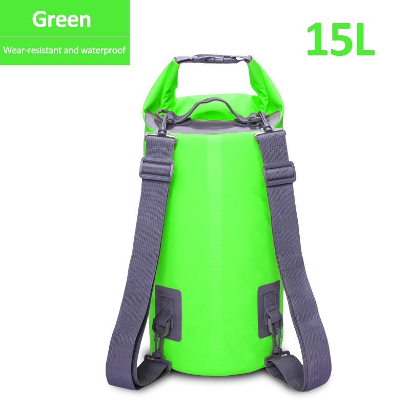 Outdoor Sport PVC Wasserdichter Aufbewahrungs-Trockensack für Kanu Kajak Rafting Schwimmen Reise-Kit Sack Rucksack