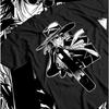 Men Clothing Hellsing Alucard Anime T-Shirt, Horror Manga Tee, Unisex Heavy Cotton Harajuku Men Clothing