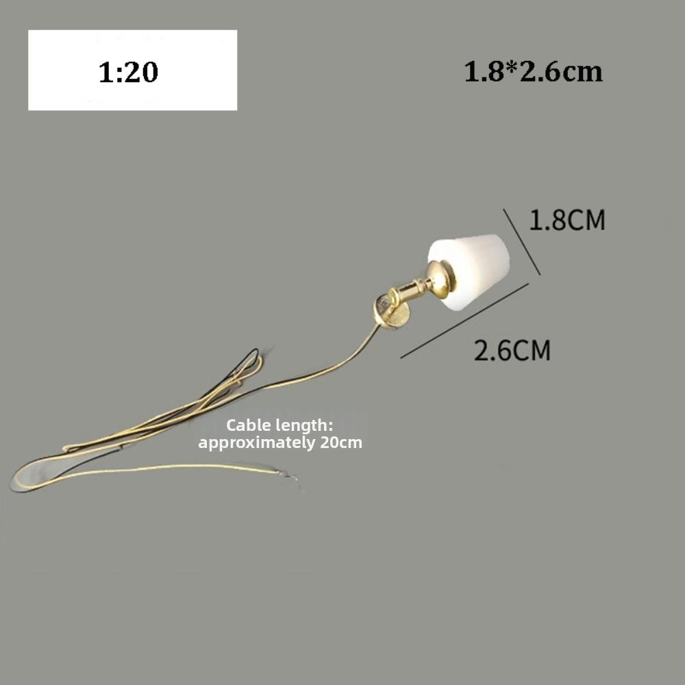 1:20 1:25 Floor Lamp Plastic Dollhouse Miniatures Accessories Toy  Children Gift